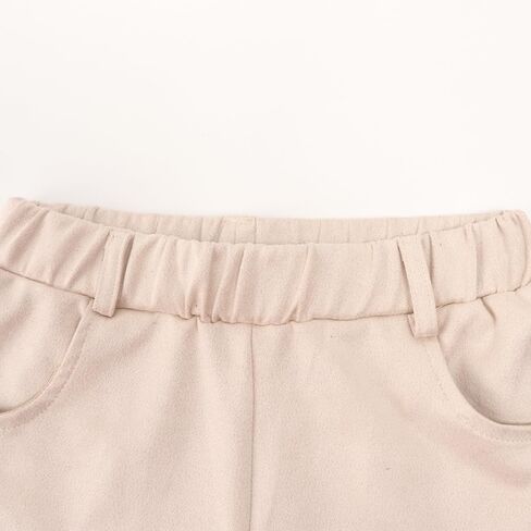 Noomelfish Kids Faux Suede Fringe Shorts Tassel Cowgirl Outfits with Pockets (5-12 Years) in Kuwait