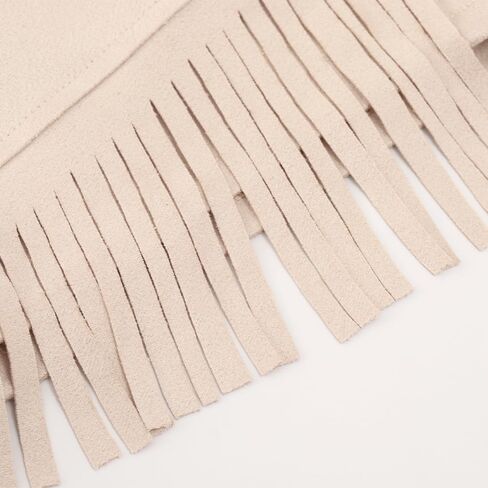 Noomelfish Kids Faux Suede Fringe Shorts Tassel Cowgirl Outfits with Pockets (5-12 Years) in Kuwait