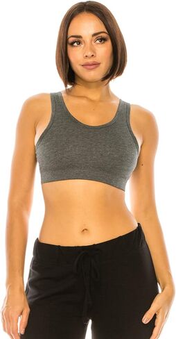RENESEILLE Woman’s Sports Bra Tank – Sleeveless No Padding Double Layer Crop Top Active Yoga Running Workout Cropped Basic in Saudi Arabia