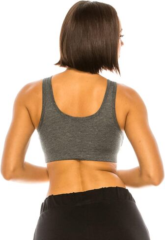 RENESEILLE Woman’s Sports Bra Tank – Sleeveless No Padding Double Layer Crop Top Active Yoga Running Workout Cropped Basic in Saudi Arabia