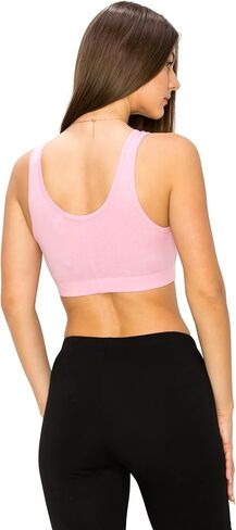RENESEILLE Woman’s Sports Bra Tank – Sleeveless No Padding Double Layer Crop Top Active Yoga Running Workout Cropped Basic in Saudi Arabia
