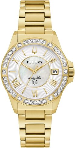Bulova Marine Star Diamond Bezel و Gold-LOTELET WATCH | 32mm | 98R294 in Saudi Arabia
