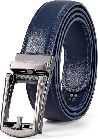 JASGOOD Leather Ratchet Belts For Men Adjustable Belt Mens Dress Belt With Automatic Buckle in Saudi Arabia
