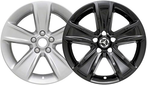 Set of 4 Gloss Black 5 Spoke 18" Wheel Skins for Dodge Charger SXT 2015-2017 in Kuwait