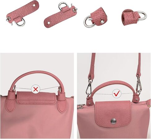 Upgraded Leather Purse Straps for Longchamp Mini Bag Conversion Kit, Bag Shoulder Strap Replacement Crossbody in Kuwait