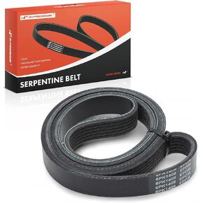 A-Premium Engine Serpentine Drive Belt Compatible with Chevrolet, Mercedes-Benz, Kenworth, Freightliner & International Harvester Cars - Cruze 2011, Sonic 2012, Sprinter 2500 2010-2019 & More in Kuwait
