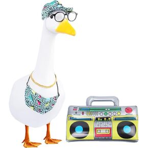 5 أجهزة كمبيوتر مثقلة ملابس الصيف شرفة أوزة ، والثمانينيات 90s الزي الهيب هوب زي لتمثال أوزة 23 ' in Kuwait