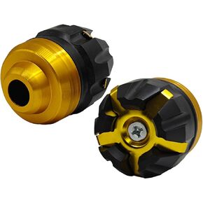 jiahesuw2 General Motorcycle Front Fork Protections Cups Aluminum Shock Resistant Buffer Cups Simple Installation for Safe ridings in Kuwait