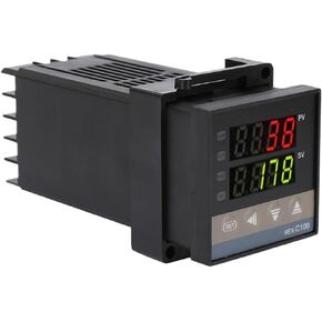 0℃~1300℃ Alarm REX C100 Digital LED PID Temperature Controller Thermostat Kit AC110V 240V Digital LED Temperature Controller in Saudi Arabia