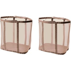 Heavy-Duty Mesh Beach Bag - Tear-Resistant Foldable Tote for Sand Toys, Pool & Travel, Multi-Color in Kuwait