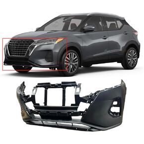 FitParts Compatible With Front Bumper Cover Nissan Kicks 2021-2023 Primed 620225R00J NI1000338 in Saudi Arabia