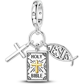 Aurevella925 سحر الفضة الاسترليني لأساور باندورا والقلائد ، حبات الفراشة العذراء مريم ، هدايا المجوهرات للسيدات في عيد الأم in Kuwait