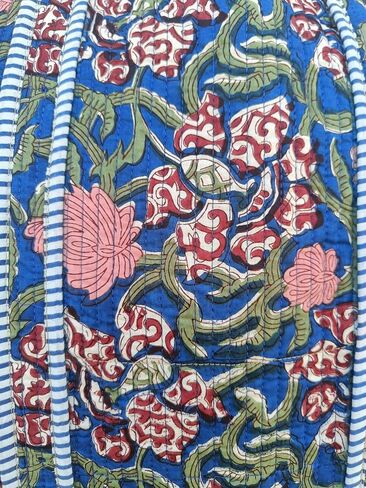 RAJBHOOMI HANDICRAFTS Women’s 100% Cotton Lightweight Shoulder Tote Bag with Interior Poeckt Casual Handbag for Women in Kuwait