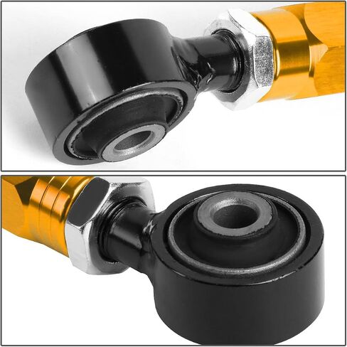 Auto Dynasty Aluminum Rear Lower Toe Adjustment Kit Black Control Arms Compatible with Civic Integra CRX Del Sol in Saudi Arabia