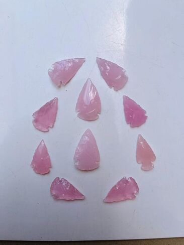 20Pcs Black Obsidian Arrowheads, Metaphysical Glass Crescent, Crystals Healing Stone AAA Quality Obsidian Arrowhead Stone for Jewelry in Saudi Arabia