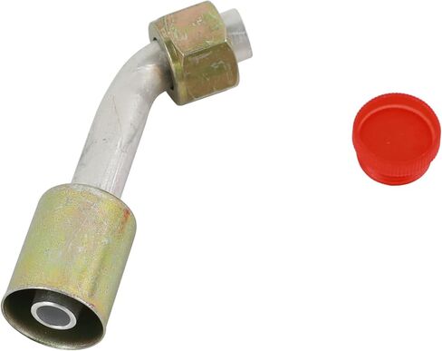 6PCS Air Conditioning #6#8#10 AC Fitting Set Female Oring Beadlock 90 Degree in Kuwait