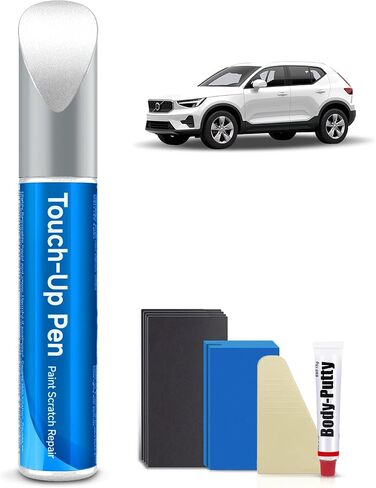 614 ICE White Touch Up Paint Kit متوافق مع فولفو مطابقة تمامًا لإصلاح خدش طلاء الطلاء in Kuwait