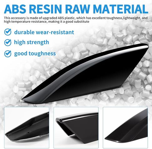 Roof Rack End Caps Fit for Toyota 4Runner 4WD N210 2003 2004 2005 2006 2007 2008 2009 Roof Rack Accessories Roof Rail End Cover Roof Luggage Rail Rack Protection Cover Shell Trim 4 Pcs Black in Saudi Arabia