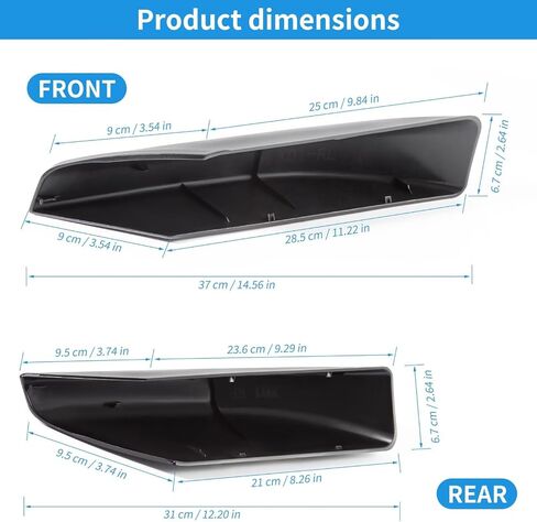 Roof Rack End Caps Fit for Toyota 4Runner 4WD N210 2003 2004 2005 2006 2007 2008 2009 Roof Rack Accessories Roof Rail End Cover Roof Luggage Rail Rack Protection Cover Shell Trim 4 Pcs Black in Saudi Arabia