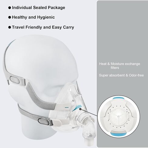 Airmini Filter Humidx Cartridges – Designed for ResMed Airfit F20 CPAP Mask – Compatible with AirFit & AirTouch F20 Full-Face Masks – Enhances Humidity for Improved Comfort (6) in Kuwait