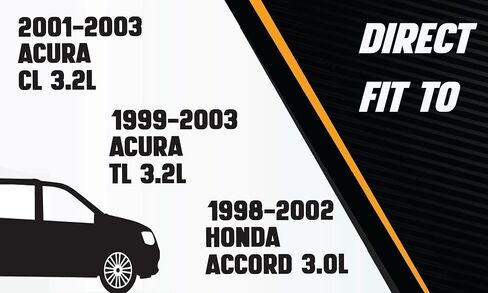 Northeastern Exhaust | Stainless Steel Direct Fit Front Flex Y Pipe Compatible for Acura CL 1999-2003 3.2L | Acura TL 2001-20036 3.2L | Honda Accord 1998-2002 3.0L | Free Gaskets Included in Kuwait