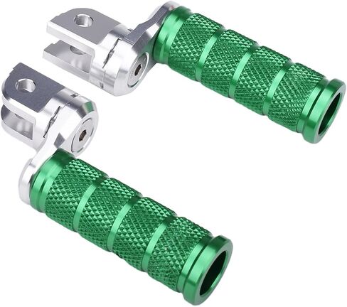 Adjustable Rider Front Footpeg Set (for Kawasaki Vehicle) NINJA ZX-4RR ZX-4R Ninja400 Z400 Ninja500 Z500 e-1 Z e-1 Ninja300 (Black) in Saudi Arabia