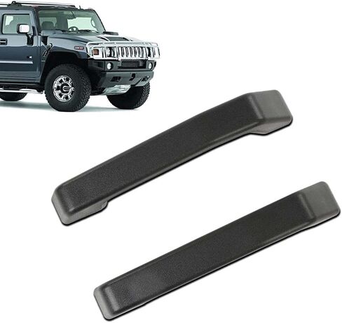 PIT66 BILLET HOOD مقابض متوافقة مع 2003-2009 HUMMER H2 و H2 SUT الأمامي اليسرى المسحوق المغلفة 124898996 in Saudi Arabia