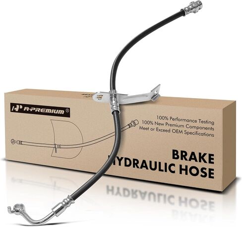 A-Premium Front Passenger Brake Hydraulic Hose Compatible with Kia Models - Optima 2011 2012 2013 2014 2015 2016 - Replace# 587322T600 in Saudi Arabia