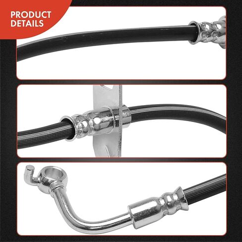 A-Premium Front Passenger Brake Hydraulic Hose Compatible with Kia Models - Optima 2011 2012 2013 2014 2015 2016 - Replace# 587322T600 in Saudi Arabia