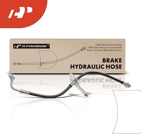 A-Premium Front Passenger Brake Hydraulic Hose Compatible with Kia Models - Optima 2011 2012 2013 2014 2015 2016 - Replace# 587322T600 in Saudi Arabia