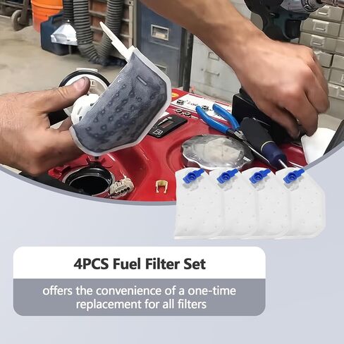 4PCS Fuel Filter Set 16707-Z37-003 Compatible with Honda EU7000i EU700iSN Replaces 16707Z37003 in Saudi Arabia