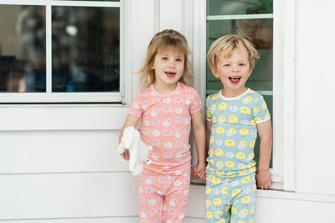 KicKee Pants Short Sleeve Pajama Set (Big Kids) Natural Rose Trellis 14 (Big Kid) in Saudi Arabia