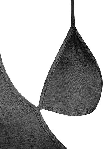 ZAFUL Women Sexy Bodycon Party Dresses Backless Spaghetti Straps Bra Cutout Jersey Halter Naughty Clubwear in Saudi Arabia