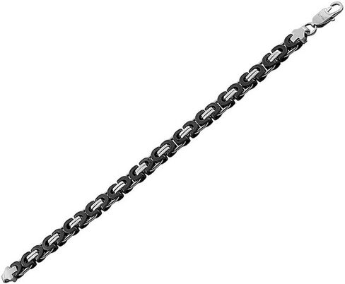 My Daily Styles Stainless Steel Mens Link Chain Necklace and Bracelet Set in Saudi Arabia