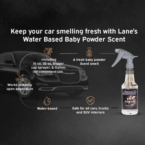 Lane's Premium Car Air Fresheners - Bubble Gum Scent Water Based - 4oz Eliminate Bad Odors of Pet & Food From Car Interior Leather, Carpet, Upholstery Great For Cars, Trucks, SUVs, RVs & More in Kuwait