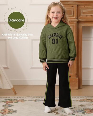 Toddler Girl Clothes Girls Clothing Sets Fall Winter Outfits Soft Kids Clothes with Sweatshirt and Pants in Saudi Arabia