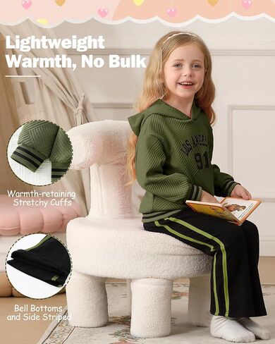 Toddler Girl Clothes Girls Clothing Sets Fall Winter Outfits Soft Kids Clothes with Sweatshirt and Pants in Saudi Arabia