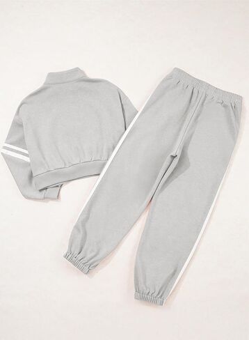 blibean Tween Girls Crop Sweat Suits Fall Pant Sets Size 6-15 Years in Saudi Arabia