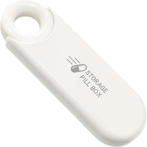 Cute Pill Organizer, Small Size Pill Case, Compact Portable Daily Medicine Box for Vitamins, Medications, Fish Oils, Supplements, Capsules, 3 Compartment Perfect for Pocket Purse Bag, Orange in Kuwait