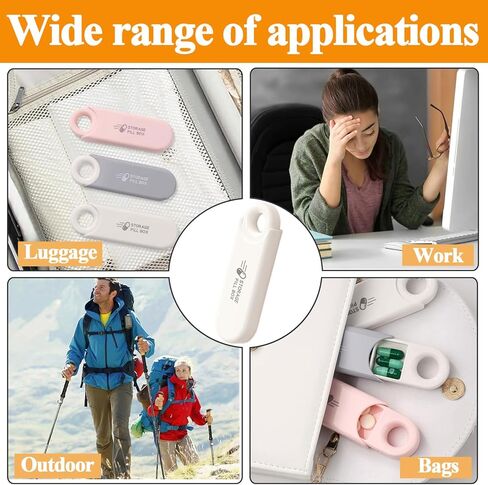 Cute Pill Organizer, Small Size Pill Case, Compact Portable Daily Medicine Box for Vitamins, Medications, Fish Oils, Supplements, Capsules, 3 Compartment Perfect for Pocket Purse Bag, Orange in Kuwait