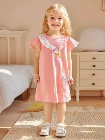 Toddler Girl Summer Cotton Dress,Casual Gingham Smocked Dresses for Toddler Little Girls 2t 3t in Saudi Arabia