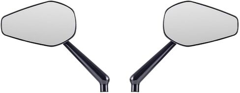 Advanblack Axion Performance Style Rear View Mirrors Universal Fit for Harley Touring Street Glide Road Glide Sportster Dyna Softail V-Rod Indian Motorcycles (Black) in Saudi Arabia