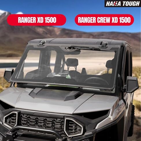 HAKA TOUGH Side Door-Mounted Mirrors for Polaris Ranger XD 1500 Accessories 2024, Folding Side Rearview Mirrors for Ranger Crew XD 1500 Accessories 2024, Replace #2889862, 2PCS in Saudi Arabia