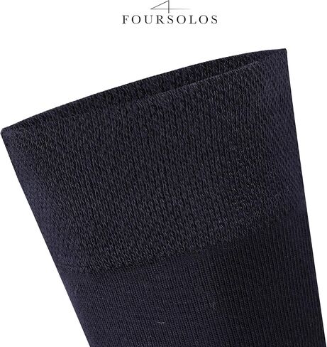 جوارب الخيزران للرجال ، جوارب الطاقم غير المرتبطة ، الطول الناعم ، مثالي للارتداء اليومي ، 4 عبوات (9-12) in Kuwait