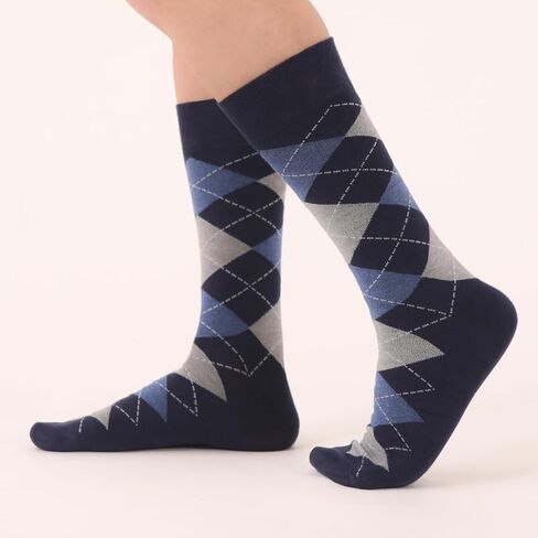 جوارب الخيزران للرجال ، جوارب الطاقم غير المرتبطة ، الطول الناعم ، مثالي للارتداء اليومي ، 4 عبوات (9-12) in Kuwait