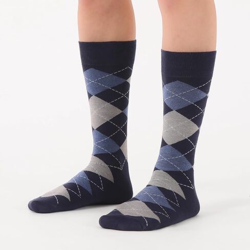 جوارب الخيزران للرجال ، جوارب الطاقم غير المرتبطة ، الطول الناعم ، مثالي للارتداء اليومي ، 4 عبوات (9-12) in Kuwait