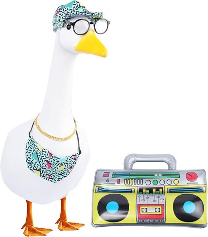 5 أجهزة كمبيوتر مثقلة ملابس الصيف شرفة أوزة ، والثمانينيات 90s الزي الهيب هوب زي لتمثال أوزة 23 ' in Kuwait