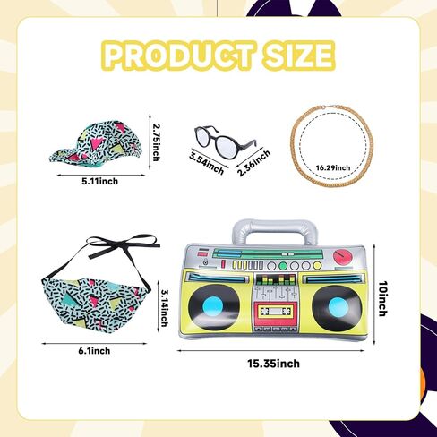 5 أجهزة كمبيوتر مثقلة ملابس الصيف شرفة أوزة ، والثمانينيات 90s الزي الهيب هوب زي لتمثال أوزة 23 ' in Kuwait