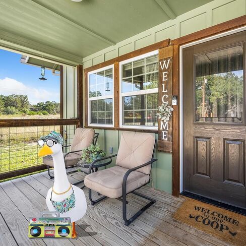 5 أجهزة كمبيوتر مثقلة ملابس الصيف شرفة أوزة ، والثمانينيات 90s الزي الهيب هوب زي لتمثال أوزة 23 ' in Kuwait