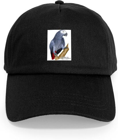 CafePress African Gray Parrot Cap Capable Capeball Cap in Saudi Arabia